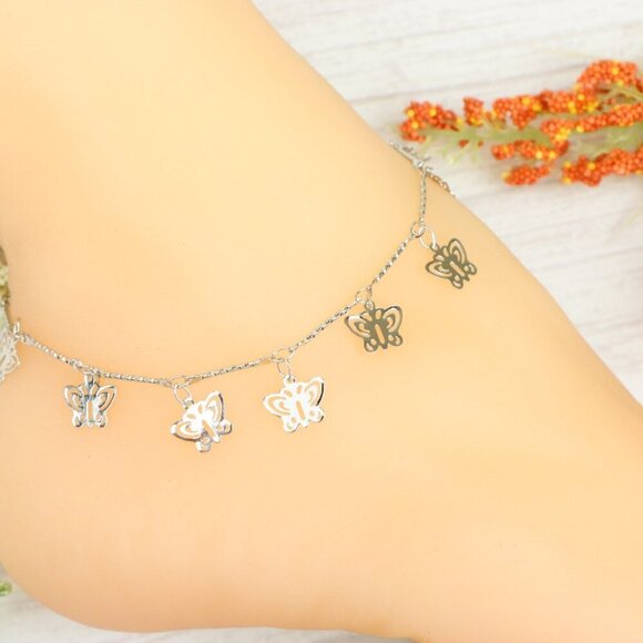 "Handmade Anklet – Elegant & Delicate Jewelry for Women | UNVRC1046 - Picture 1 of 10